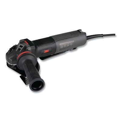 3M 7100336788 Electric Angle Grinder, 11131, 6 in dia, 13 A, 9300 RPM, Variable Speed, Paddle Switch