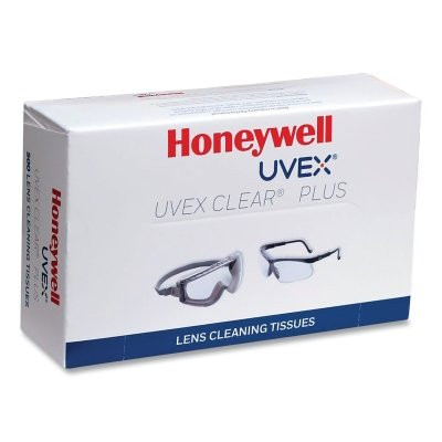 UVEX by PIP S475 Clear Plus Lens Tissue, 4.125 in L x 3.96 in W, 400 EA/BX