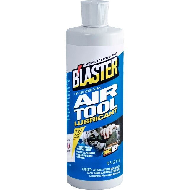 B'laster Chemical Professional Air Tool Lubricant, Model: 16-ATL, Size: 16 ounces, priced per each, sold in case qty of 12
