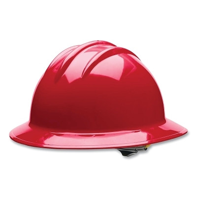 Bullard 33RDR C30 Classic Full-Brim Hard Hat, 6-point Ratchet, Red