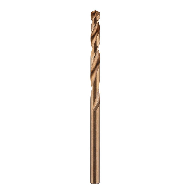 Jobber Drill, 4.2 MM Size, 3 Inch L, Cobalt, Bright, Split