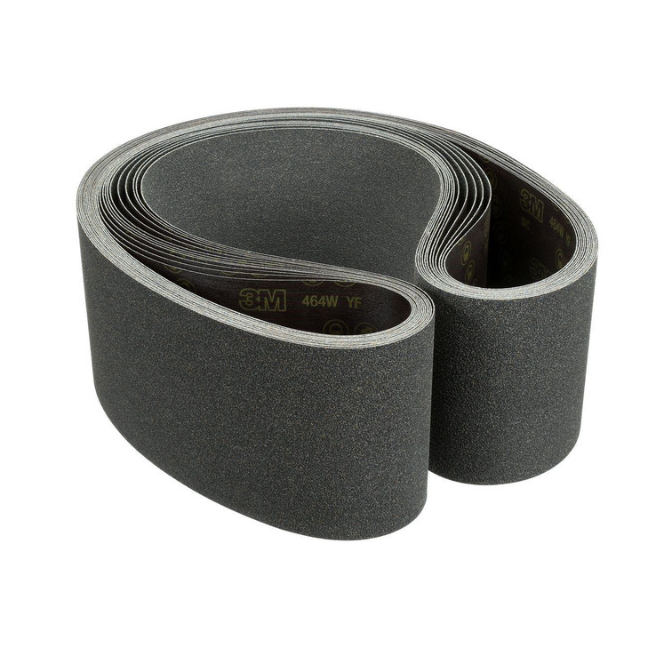 Belt, 464W, 84 Inch L, 6 Inch W, 320 Grit, Silicon Carbide, 20/CS