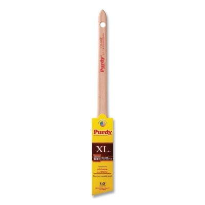 Purdy 144080310 XL DALE Trim Brush, 5/16 in Thick, 1 in in Wide, Wood Handle