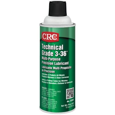 CRC 03003 Technical Grade 3-36 Multi-Purpose Precision Lubricant, 16 oz Aerosol Can, 11 wt oz