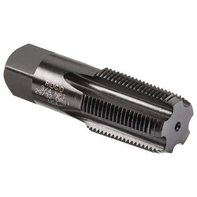 Ridgid 35835 Pipe Tap, 3/4 in-14 NPT, Taper, 5 Flutes