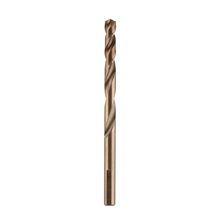 Jobber Drill, 7 MM Size, 4.3 Inch L, Cobalt, Bright, Split