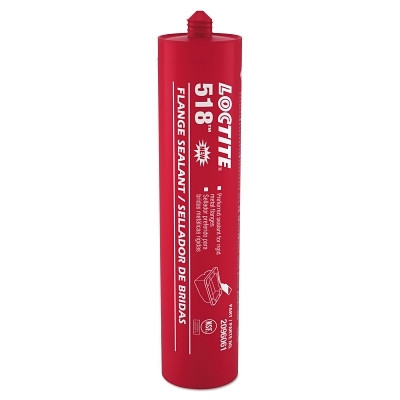 Loctite 2096061 518 Gasket Eliminator Flange Sealant, 300 mL Tube, Red