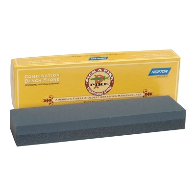 Norton 61463685455 Combination Grit Abrasive Sharpening Benchstones, 8 x 2 x 1, Coarse, Crystolon