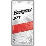 Energizer 371 Zero-Mercury Specialty Battery, Size:  1.5 Volt,  Packaging Qty:  1 per Pack  -72 Packs per Case