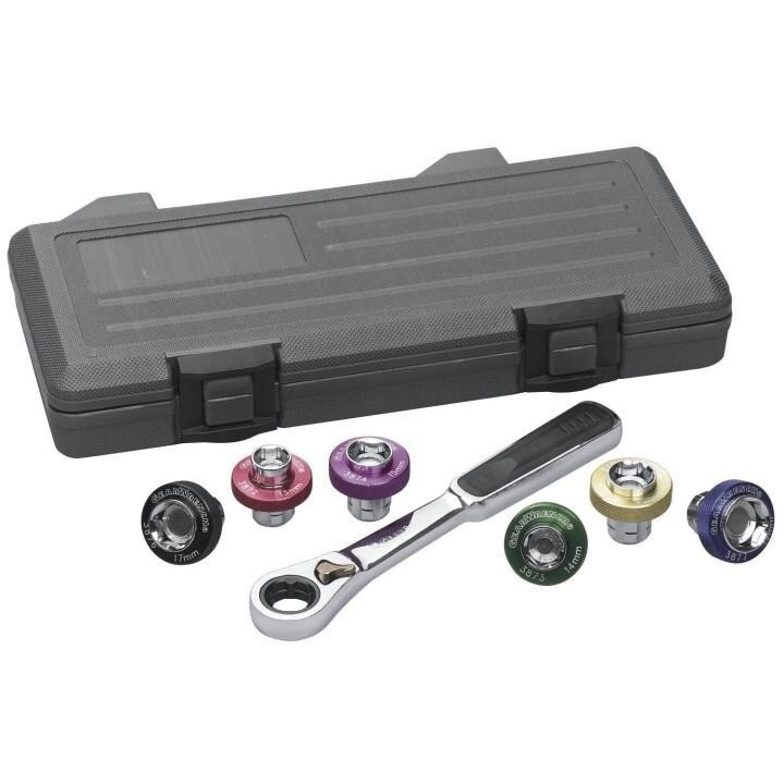 Magnetic Oil Drain Plug Metric Socket Set, 3/8 Inch Drive