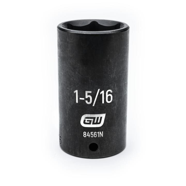 Impact Socket, 1/2 Inch Drive, 6 Point, Deep, 1-5/16 Inch