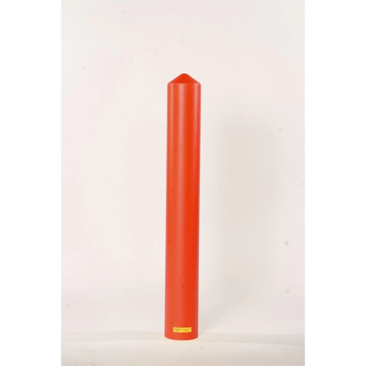 BUMPER POST SLEEVES-SMOOTH , 4" Bumper Post Sleeve-Smooth Sided-Red