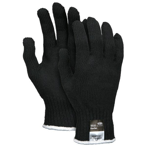 Cut Resistant Gloves, Kevlar, X-Large, Yellow, 7 ga THK