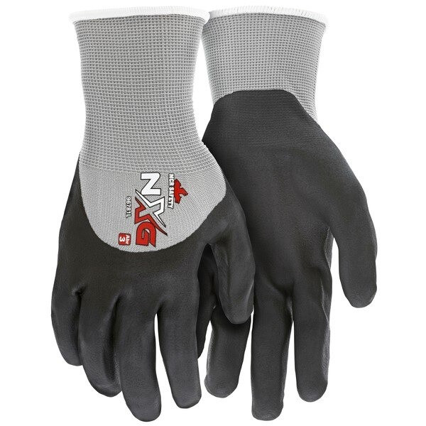 Gloves, Memphis, X-Large, Nylon, Black, Knit Wrist Cuff