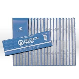 20 Piece Steel Feeler Gage Poc-Kit Assortment 1/2" x 12" Blades