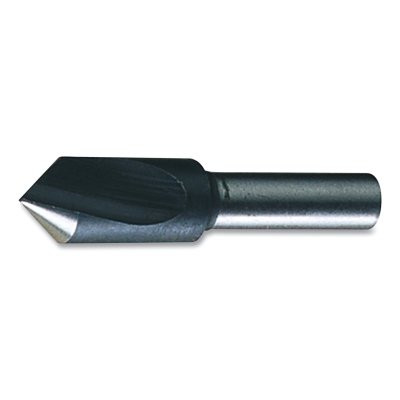 Cleveland C46131 Black Oxide HSS Countersink, 1 in dia Body, 0.500 in dia Shank, Reduced Shank, Style 10001