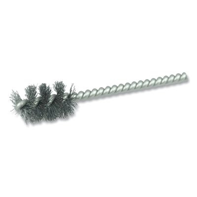 Weiler 21084 Round Power Tube Brush, 5/8 in, .005 SS, 1 in B.L. (SM-5/8)