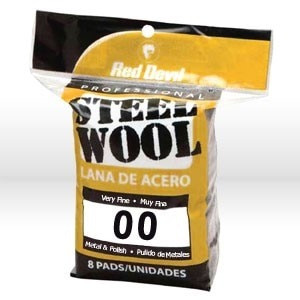 Steel Wool, Steel Wool-Very Fine #00, 8 Pack