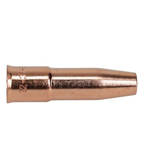 Mig Nozzle, Short Stop, 3/8 Inch Dia, 0.83 Inch W