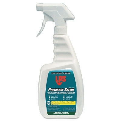 LPS 02728 Precision Clean Multi-Purpose Cleaner/Degreaser, Ready-to-Use, 28 oz, Trigger Spray Bottle, Citrus Odor
