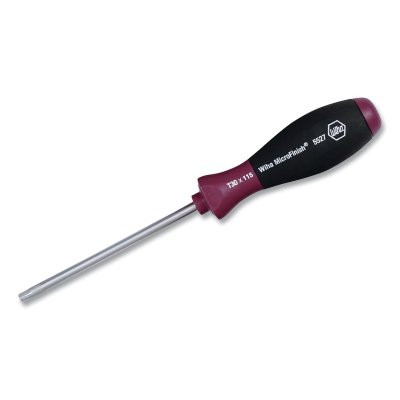 Wiha Tools 52716 MicroFinish TORX Screwdriver, T15 x 80 mm, 7.5 in OAL, Non-Slip Grip Handle