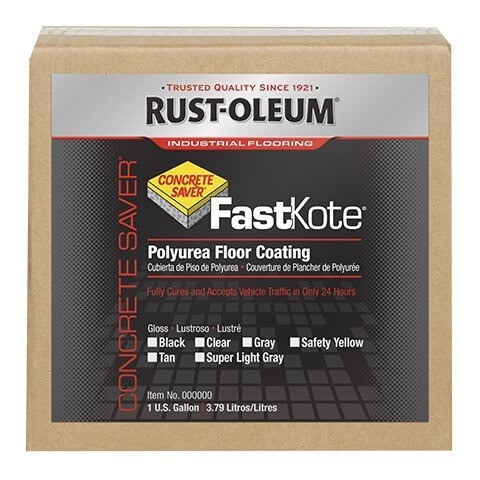 Coating, FastKote & FastKote UV, 1 gal, Kit, Safety Yellow