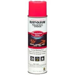 Marking Paint, M1800, Industrial, 17 oz, Fluorescent Pink