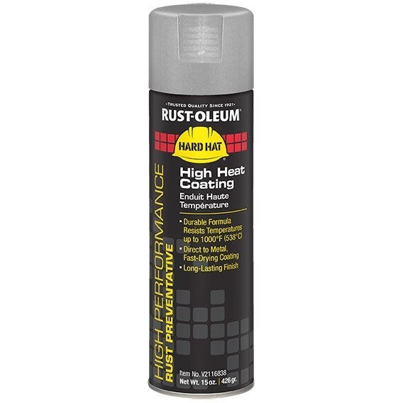 Spray Paint, V2100, 15 oz, Aerosol, Spray, Aluminum, Gloss