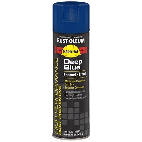 Spray Paint, V2100, 15 oz, Aerosol, Spray, Deep Blue, Gloss