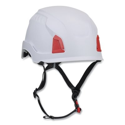 PIP 280-HP1491RM-01 Traverse Type II Industrial Climbing Helmet, HDPE Suspension, White, Wheel Ratchet Adjustment, Mips
