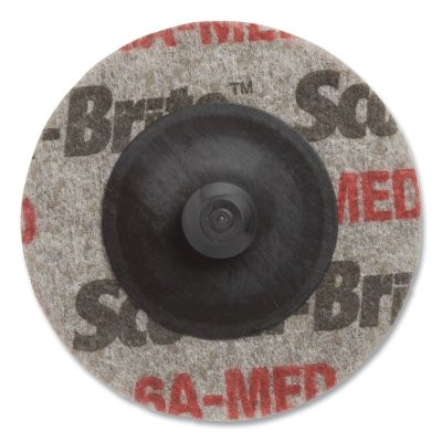 Scotch-Brite 7100005209 Roloc TR EXL Unitized Wheel, 3 in, Fine, Silicon Carbide,  15100 rpm