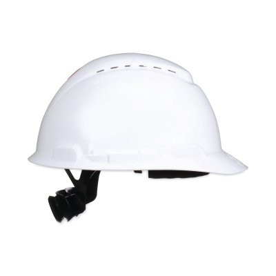 3M 7100239984 SecureFit Pressure Diffusion Ratchet Suspension w/UVicator Hard Hats and Caps, Cap, Vented, White