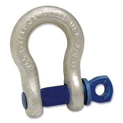 Campbell 5410535 419 Series Anchor Shackles, 5/16 in Bail Size, 5 Tons, Screw Pin Shackle