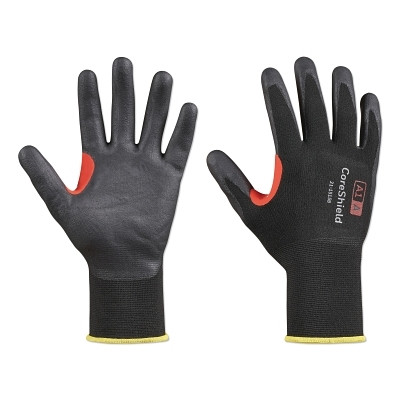PIP 21-1515B CoreShield A1 Cut Resistant Glove 15G Black Nylon Foam Nitrile Coated Size 10XL