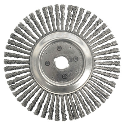 Weiler 09379 Cable Twist Knot Wire Wheel, 12 in Diameter
