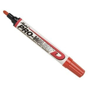 Markal Pro-Wash W Water Removable Liquid Paint Markers, Color: White, Packaging Qty: 1 per each - 48 each per case