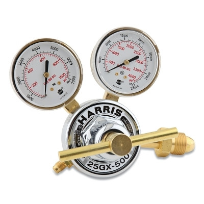 Harris Product Group 3000606 25GX Single-Stage Medium/Heavy-Duty HVAC Purging Regulator, 580, Argon, Helium, Nitrogen