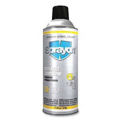 Sprayon SC0620000 LU620 Anti-Seize Compound, 11.25 oz, Aerosol Can