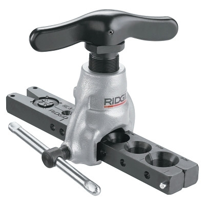 Ridgid 41162 Flaring Tool, 3/16, 1/4, 5/16, 3/8, 1/2, 5/8, 3/4 in, 37 Flaring Angle