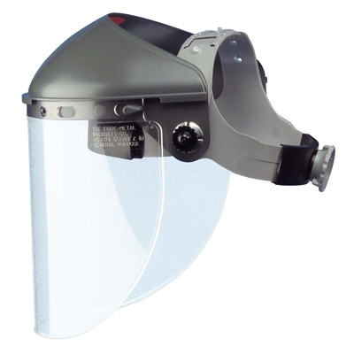 Fibre-Metal by PIP F400 High Performance Hard Hat Faceshield Headgear, 4 in Crown, 3C Ratchet