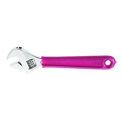 Klein Tools D5078 Extra Capacity Adjustable Wrenches, 8 in Long, 1 1/8 in Opening, Chrome, Dipped
