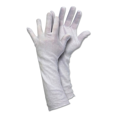 MCR Safety 8614C Lisle Cotton Inspector Gloves, 100% Cotton, Large