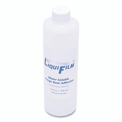 Aquasol Corporation AWSG500 Liquifilm Water Soluble Purge Film and Adhesive, 16 fl oz Adhesive Bottle