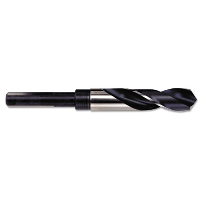 Irwin 90176 Silver and Deming High Speed Steel Fractional 1/2 in Reduced Shank Drill Bit, 1-3/16 in