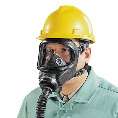 MSA 457126 Gas Mask Facepiece for Ultravue and Ultra Elite Full Facepiece Respirators, Black, Medium, Hycar Rubber