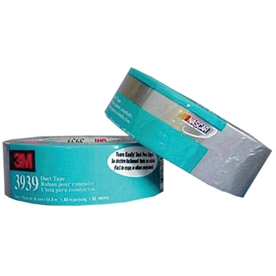 3M 3939 Heavy Duty Silver Duct Tape 48 MM x 54.8 M 9 Mil Silver