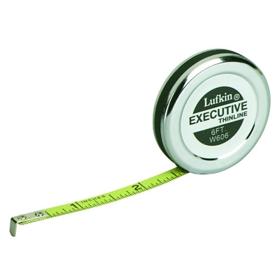 Crescent Lufkin W606 Executive Thinline Measuring Tapes, 1/4 in x 6 ft