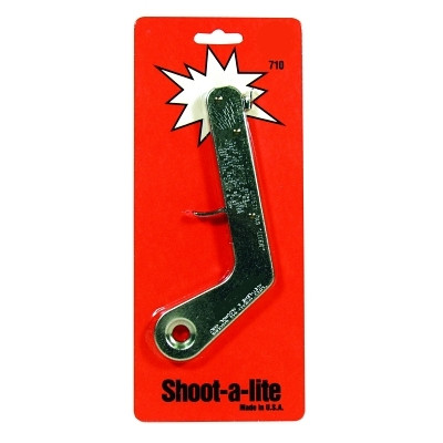 GC Fuller 710 Shurlite Spark Lighter, Shoot-a-lite Lighter, Flat-Pistol Shape