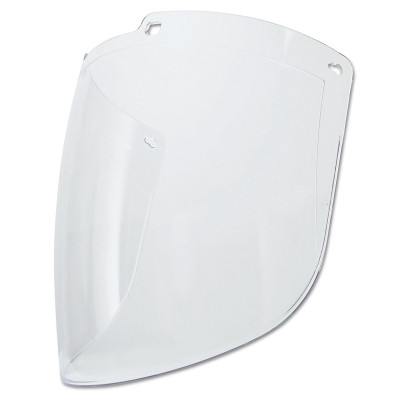 UVEX by PIP S9550 Turboshield Visor, Uncoated, Polycarbonate, Clear, 15-7/8 in L x 9 in H