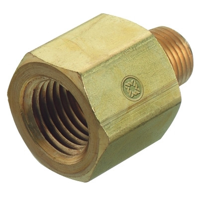 Western Enterprises BA4HP Pipe Thread Adapters, 3,000 PSIG, Brass, 1/4 in (NPT)